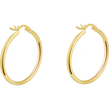 Náušnice Olivie Stříbrné 2cm KRUHY GOLD 7066 Ag 925; ≤1,9 g.