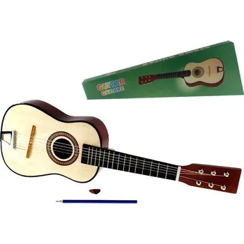 Hudební nástroj pro děti Kytara dřevěná - 58cm