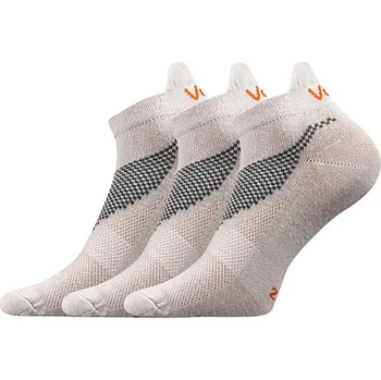 Pánské ponožky VOXX Ponožky krátké sportovní IRIS světle šedé (3 páry) 47-50 101270