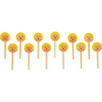 Dřevěná hračka Legler dřevěné veselé lízátko 12 ks