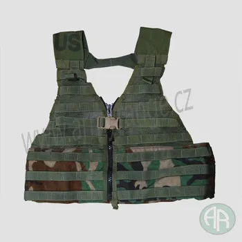 Taktická vesta US FLC, MOLLE II, woodland - UNI, original US ARMY