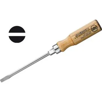Šroubovák Wiha 00153 Šroubovák plochý 7,0x0,95mm délka 230mm s dřevěnou rukojetí, typ 162