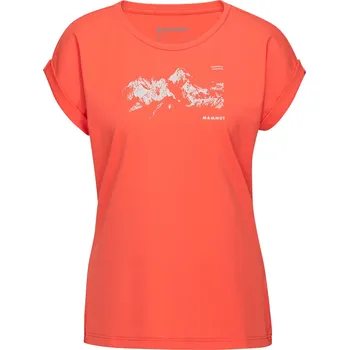 Dámské tričko Mammut Mammut Mountain T-Shirt Women Barva - Velikost: Oranžová - M
