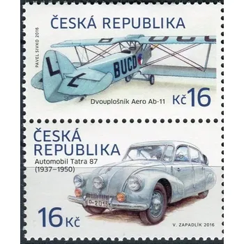 Poštovní známka Česká pošta (2016) č. 903 - 904 ** - Česká republika - Historické dopravní prostředky (2)