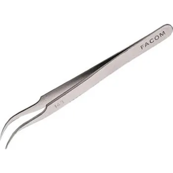 Kosmetická pinzeta Facom 143 - Pinzeta 114 mm extra pružný hladký špičatý nos, antimagnetický nerezový materiál