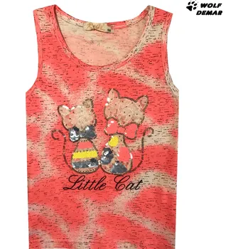 Dívčí tílko Dívčí tílko KUGO M2051 lososové