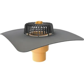 Svislá střešní vpust TOPWET s integrovanou EPDM manžetou TW 125 S