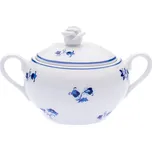 Český porcelán, a.s., Dubí Cukřenka s oušky, 0,3 l, modrá házenka, Český porcelán