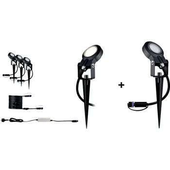 Paulmann 4064161325880 Osvětlovací systém Plug&Shine startovací sada LED zahradních reflektorů sada 4 ks LED 24 W teplá