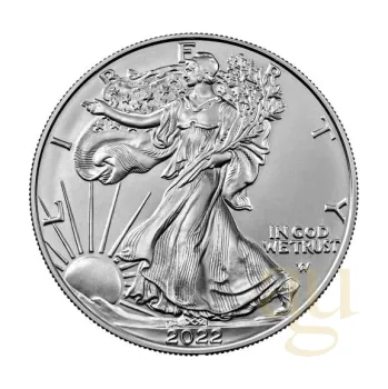 1 unce stříbrná mince americký orel 2022