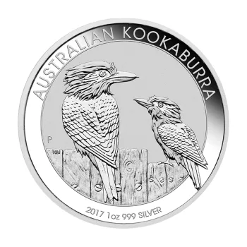 1 unce stříbrná mince Austrálie Kookaburra 2017