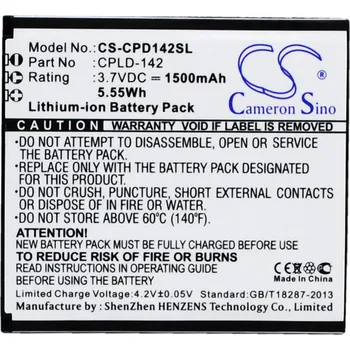 Baterie pro mobilní telefon Baterie Cameron Sino CS-CPD142SL za Coolpad CPLD-142 - neoriginální