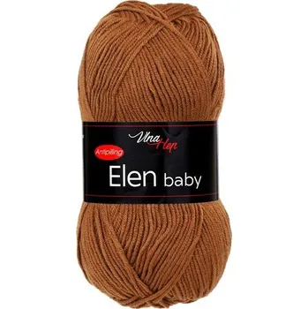 Příze Elen Baby, 41054, hnědá rezavá