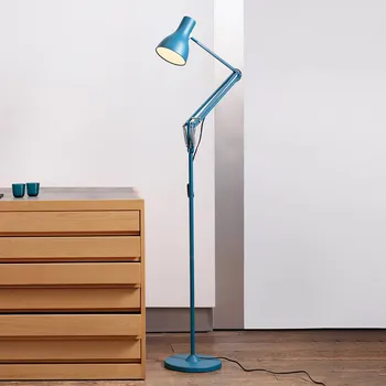 Lampička Anglepoise Type 75 stojací Margaret Howell modrá - Ø noha 25 cm; stínidlo - výška 19 cm, Ø 14 cm 1 x 6 W LED - Doprava zdarma