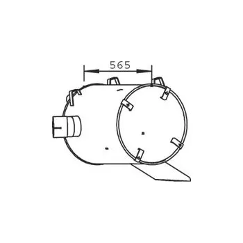 Tlumič výfuku Koncový tlumič výfuku DINEX 50491