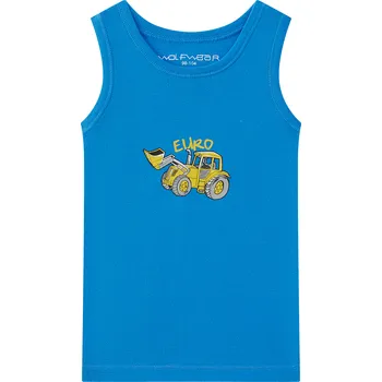 Chlapecké tílko - Wolf S2462, modrá Barva: Modrá, Velikost: 110-116