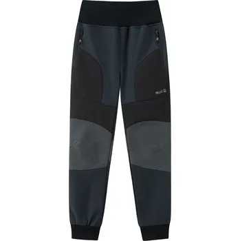 Chlapecké kalhoty Chlapecké softshellové kalhoty, zateplené - Wolf B2499A, tmavě šedá Barva: Šedá, Velikost: 110