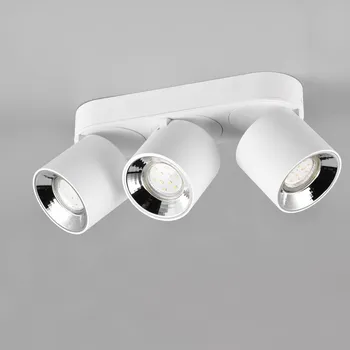 Lampička Trio Lighting Stropní bodové světlo Guayana GU10 tři zdroje bílá - výška hlavy 7,5 cm; výška baldachýnu 4 cm matná bílá 3 x 10 W - Doprava zdarma