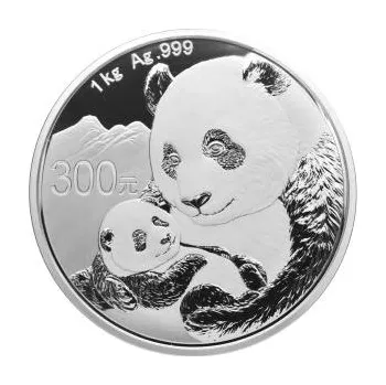 1 kilogram stříbrná mince China Panda 2019 proof