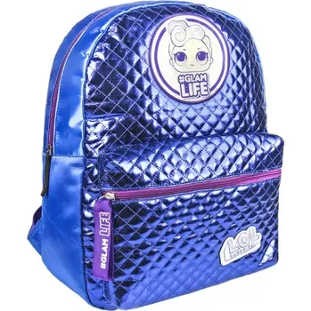 Dětský batoh CERDÁ Dívčí stylový batoh LOL Surprise Fashion Blue, 40cm, 2100002695