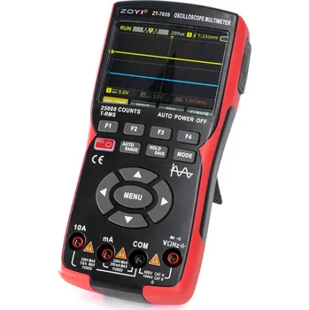 Multimetr ZOYI ZT-703S 3V1 - multimetr s osciloskopem a generátorem funkcí