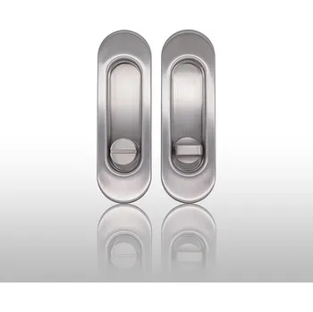 Dveřní kování Úchytka na posuvné dveře COBRA 3665 WC (IN - nerez) - PÁR, WC klíč, COBRA IN (nerez)