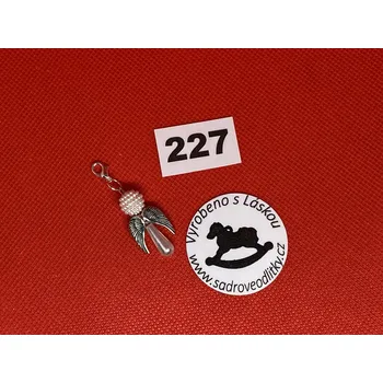 HandMade by VeJa Přívěšek - andílek pro štěstí/ radost č.227