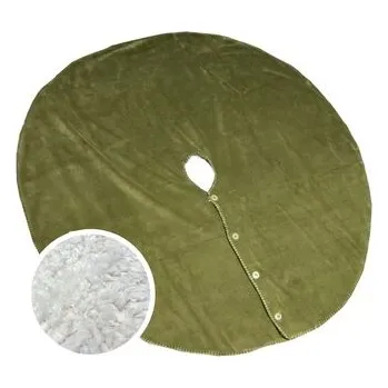 Stojánek na vánoční stromek Potah na stojan pro vánoční stromek avokádově zelený