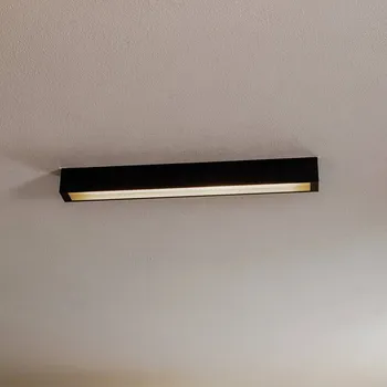 Euluna Stropní světlo Straight černé 62 cm černý 1 x 11 W LED - Doprava zdarma