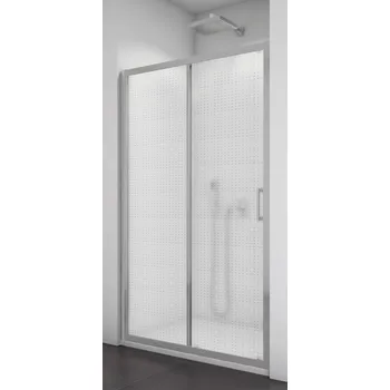 Sprchové dveře SanSwiss TOPS216000130 160 cm, matný elox/mastercarré