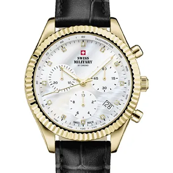 Hodinky Swiss Military SM30207.07 Elegant Chronograph Ladies Watch 38mm 5ATM
