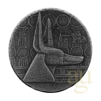 5 uncí stříbrná mince Čadská republika Anubis 2021