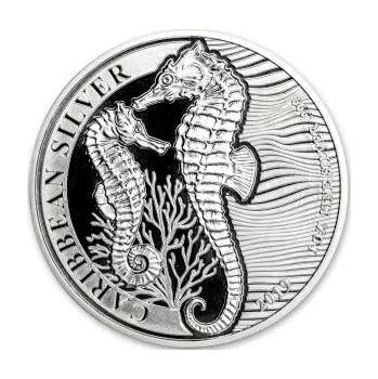 Sběratelství 1 unce stříbrná mince Barbados Seekůňchen 2019