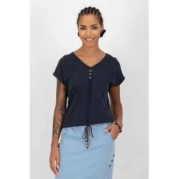 Pánská móda Tričko Alife and Kickin ANAISAK A Marine velikost S