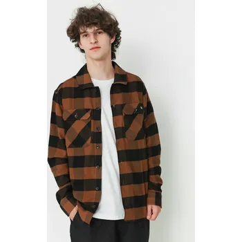 Pánská košile Dickies New Sacramento (toffee) M, hnědá