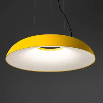 Martinelli Luce Maggiolone závěsné 930 60cm žlutá žlutá, opálová LED celkem 26 W - Doprava zdarma