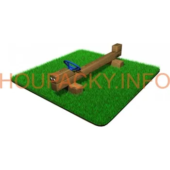 Zahradní lavice Monkey - Hravá lavička - Auto velké - přírodní