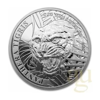 1 unce stříbrná mince Laos tygr 2021
