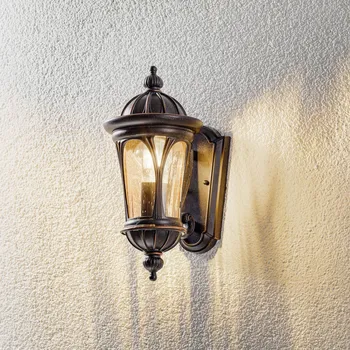 Venkovní osvětlení Elstead Kvalitní venkovní nástěnné světlo New England bronzová, čirá 1 x 100 W - Doprava zdarma
