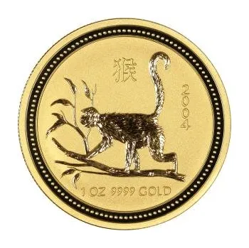 1/4 unce zlatá mince Austrálie Lunar I opice 2004
