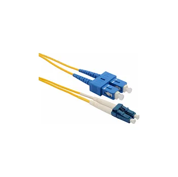 Síťový kabel Patch kabel 9/125 LCupc/SCupc SM OS 1m duplex