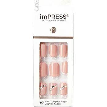 Kiss My Face imPRESS Nails Crystal Blossom - Samolepící nehty ( 30 ks )