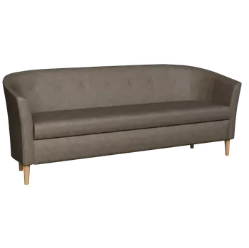 Sedací souprava CHARLOTTE 3, trojkřeslo, broušená látka šedá