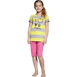 Dívčí pyžamo 494/495/1 TARO žlutá 116