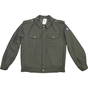 ARMÁDNÍ ORIGINÁL AČR Bunda 97 služební zelená AČR originál Velikost: 182/104-108A stříbrné knoflíky