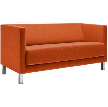 Sedací souprava VELA - 3H, křeslo, koženka SL 24 - koženka oranžová