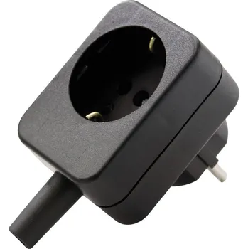 Elektrická zásuvka Martin Kaiser 596/20/sw mezizásuvka Jednodílná sada černá