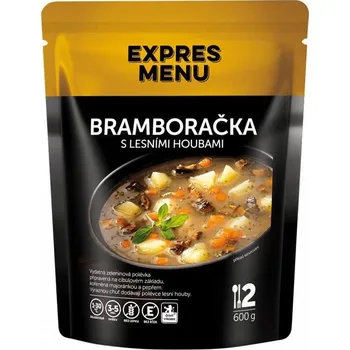 Hotové jídlo Expres menu Bramboračka s lesními houbami bez lepku 2 porce