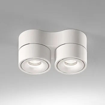 Lampička Egger Licht Egger DLS LED stropní spot Clippo Duo, 2 světla, bílá, 2 700 K - Ø místa 10 cm 2 x 14 W LED - Doprava zdarma