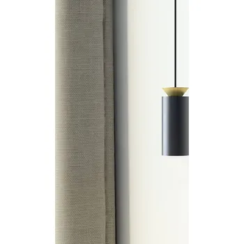 Carpyen LED závěsné světlo Triana, 1 zdroj, černá/zlatá - baldachýn - Ø 8 cm, výška 3,5 cm černá, zlatá 1 x 10 W LED - Doprava zdarma